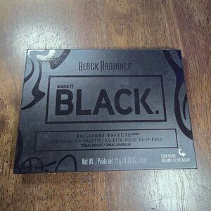 Black Radiance Shadow Palette Make it Black Limited Edition